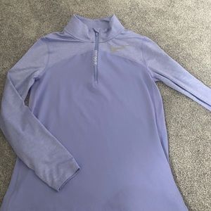 Lavender Nike half zip!